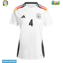 Tyskland Jonathan Tah #4 Hjemmedrakt EM 2024 Kortermet